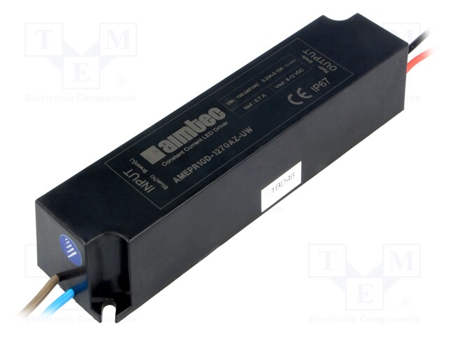 Power supply: switched-mode; LED; 8.4W; 5÷12VDC; 0.7A; 90÷264VAC