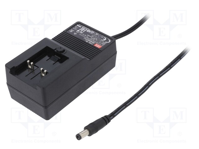 Power supply: switched-mode; 5VDC; 4A; Out: 5,5/2,1; 20W; 90÷264VAC