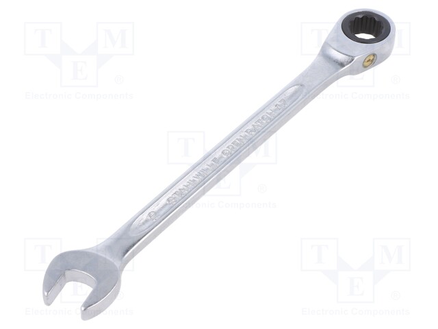 Wrench; combination spanner; 10mm; chromium plated steel