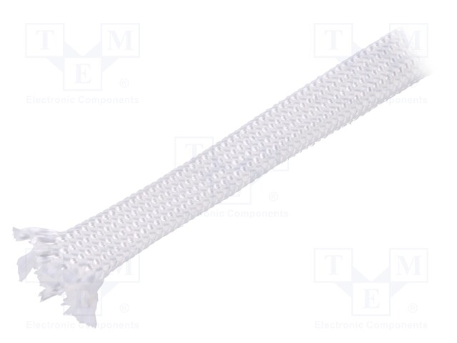 Insulating tube; Mat: silica fibre; white; max.1050°C; Øint: 4mm