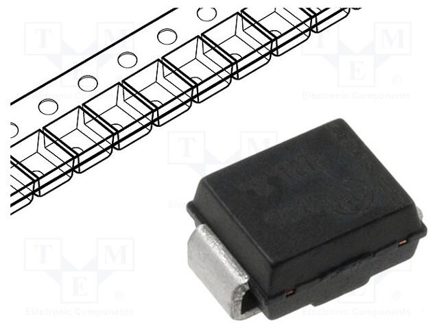 Diode: Schottky rectifying; SMD; 30V; 1A; Ufmax: 0.395V; SMB