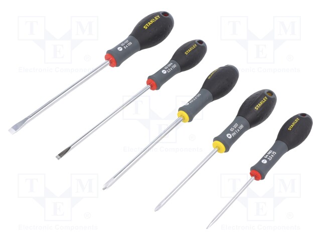 Kit: screwdrivers; Pcs: 5; Phillips,slot; Series: FATMAX®