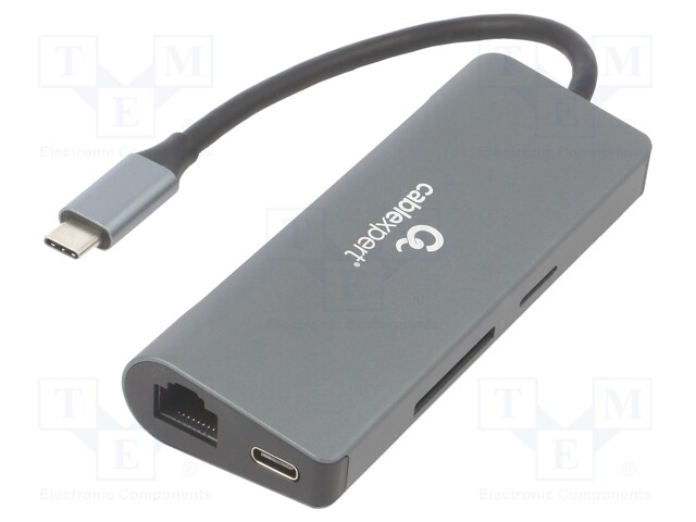 Adapter; USB 3.1; 0.15m; black; 5Gbps; Cablexpert