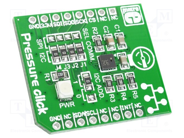 Click board; pressure sensor; I2C,SPI; LPS331AP; 3.3VDC