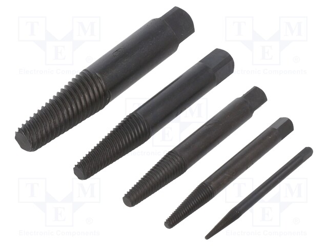 Kit: screw extractor; 6pcs.