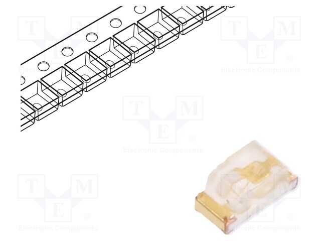 LED; SMD; 0603; blue; 120÷180mcd; 1.6x0.8x0.75mm; 130°; 3.3÷4V