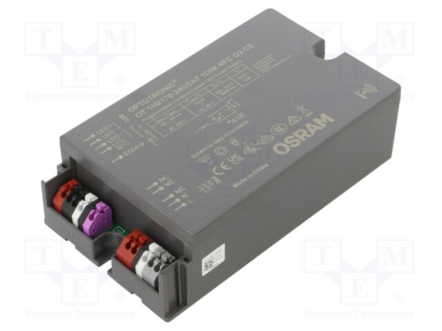 Power supply: switched-mode; LED; 110W; 80÷220VDC; 150÷700A; IP20