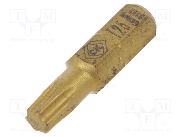 Screwdriver bit; Torx®; TX25; Overall len: 25mm