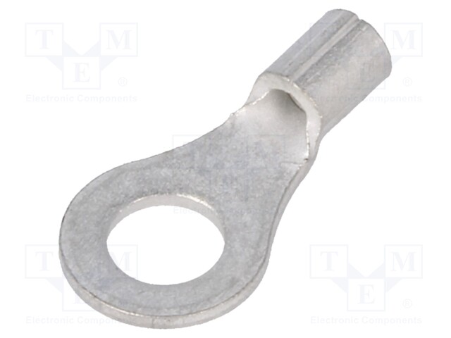 Ring terminal; M4; 0.3÷1.42mm2; crimped; for cable; non-insulated