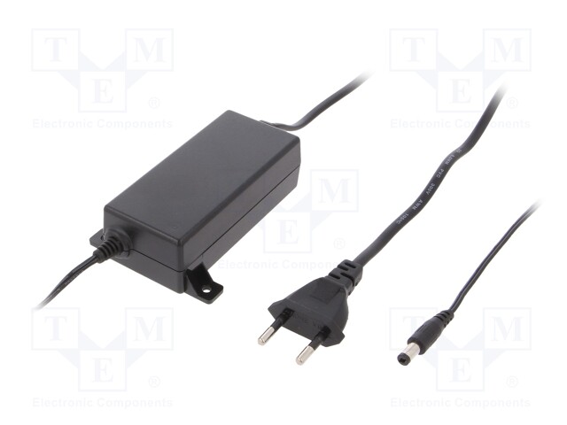 Power supply: switched-mode; 12VDC; 3A; Out: 5,5/2,1; 36W; 0÷40°C