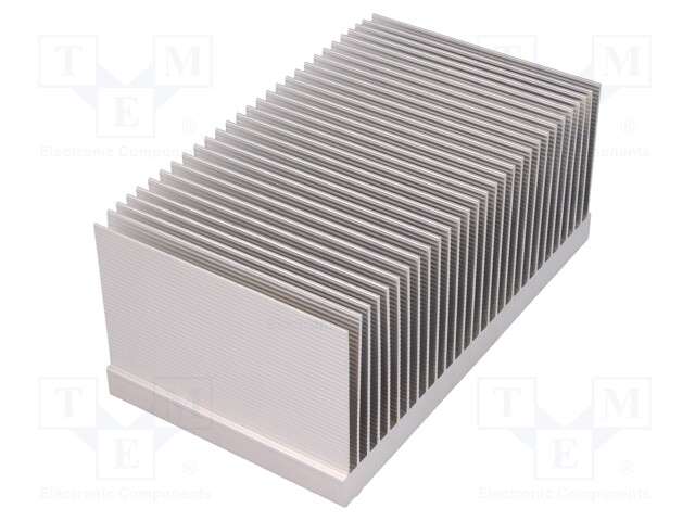 Heatsink: extruded; grilled; natural; L: 100mm; W: 174mm; H: 75.5mm