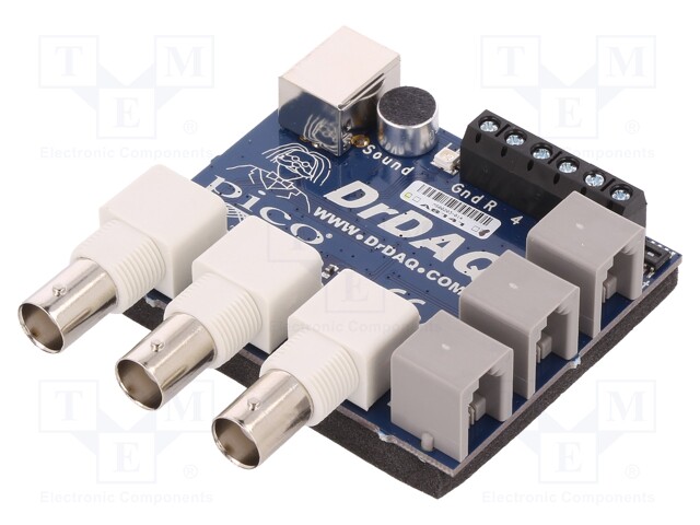 Logger: data acquisition system; Channels: 14; 8bit; R range: 1MΩ