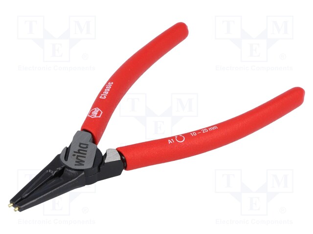 Pliers; internal circlip; Ring: external; Pliers len: 140mm