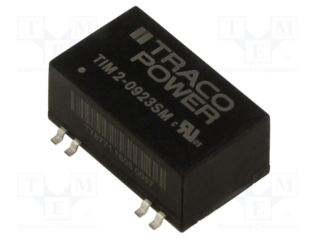 Converter: DC/DC; 2W; Uin: 4.5÷12V; Uout: 15VDC; Uout2: -15VDC; SMD