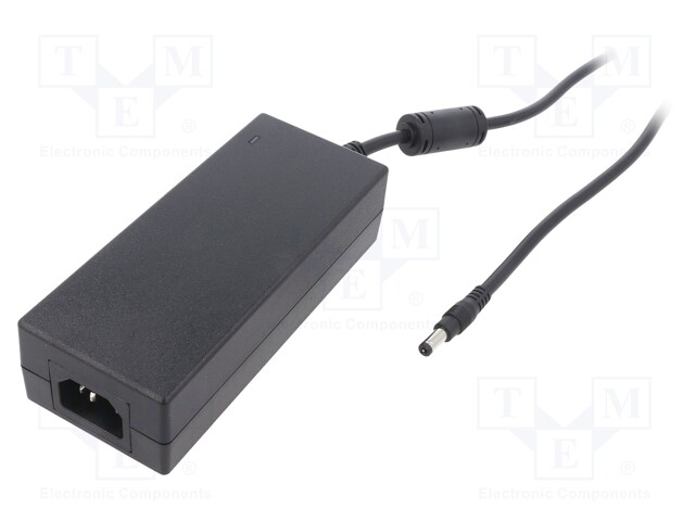 Power supply: switched-mode; 12VDC; 8.34A; Out: 5,5/2,1; 100W; 89%