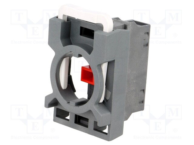 Contact block; 22mm; front fixing; Contacts: NC