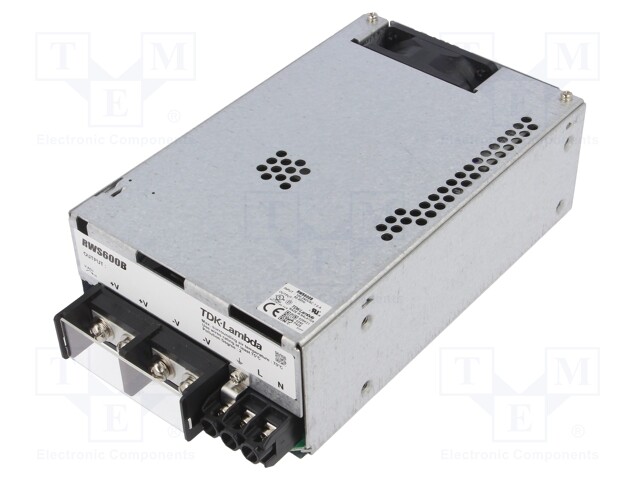 Power supply: industrial; single-channel,universal; 600W; 36VDC