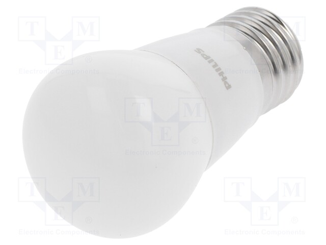 LED lamp; warm white; E27; 230VAC; 470lm; 5.5W; 2700K; CRImin: 80