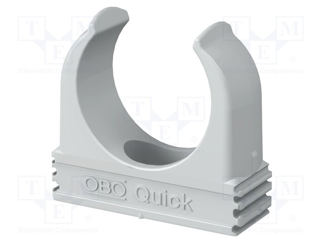 Bracket; ØBraid : 61.5mm; polypropylene; Colour: light grey