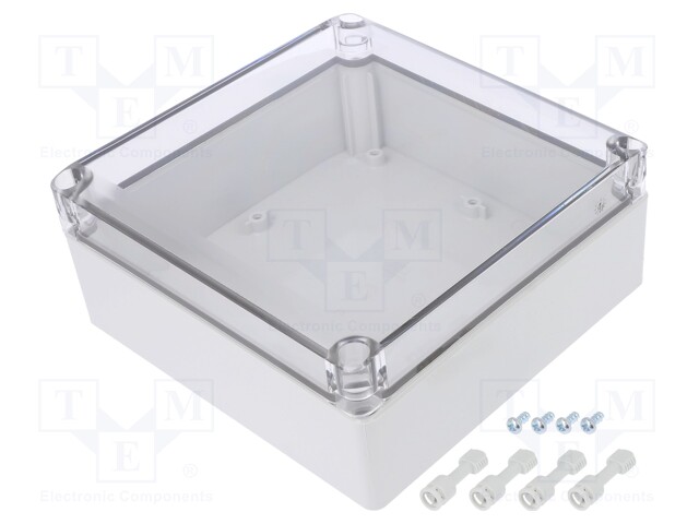 Enclosure: multipurpose; X: 125mm; Y: 175mm; Z: 75mm; MPC; light grey