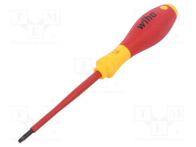 Screwdriver; insulated; square; #1; Blade length: 100mm; 1kVAC