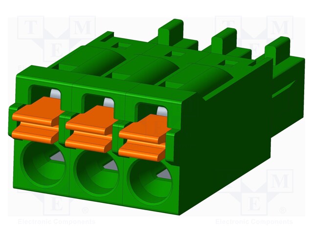 Connector: pluggable terminal block; plug; female; straight; 5.5A