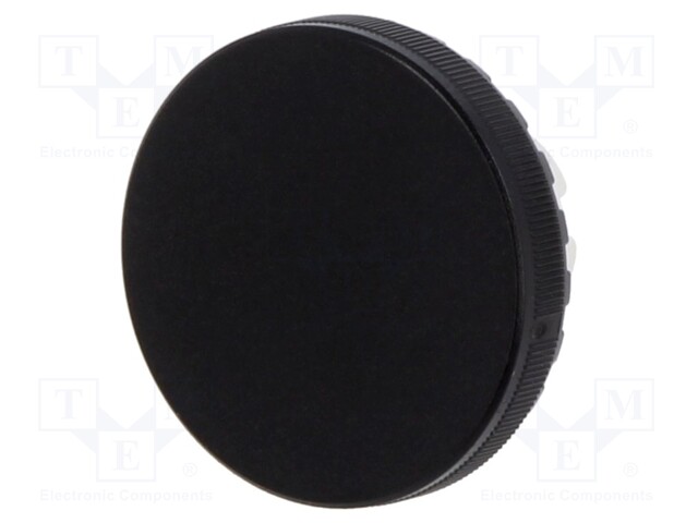 Actuator lens; 22mm; 84; Colour: black; Mat: plastic