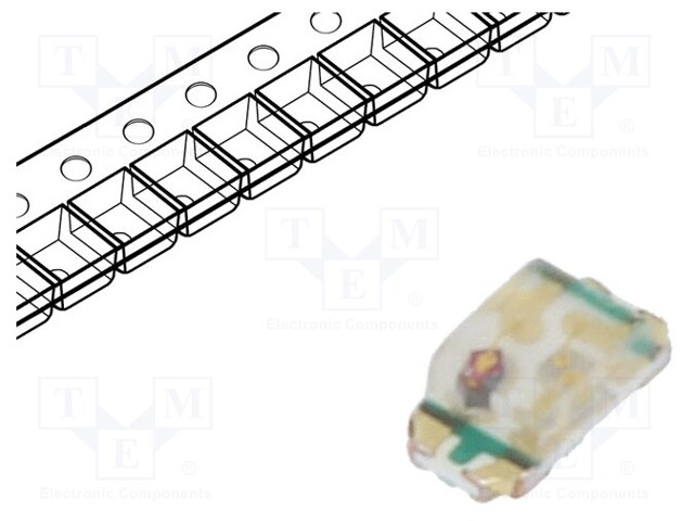 LED; SMD; 0603; red/green; 1.6x0.8x0.55mm; 130°; 1.8÷2.4/2.8÷3.8V