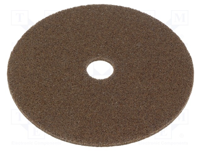 Wheel; fleece; Dim: Ø150x3mm; Mount.hole diam: 22mm