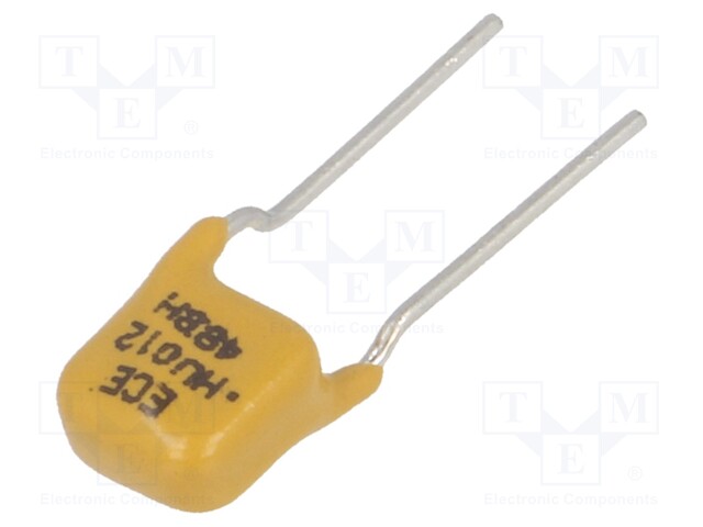 Fuse: PTC polymer; 120mA; Ø0.65x4.7mm