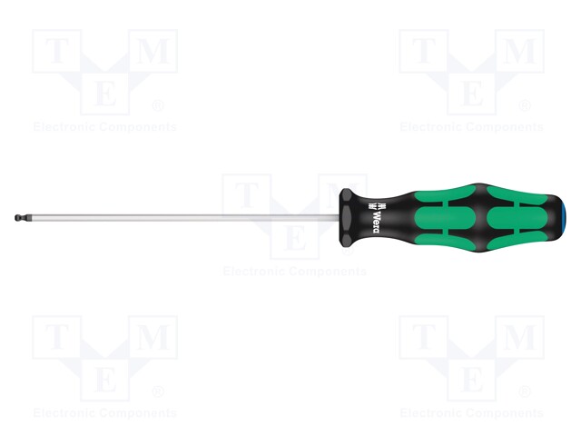 Screwdriver; Allen hex key,spherical; HEX 2mm