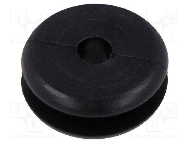 Grommet; black; UL94HB; TPR