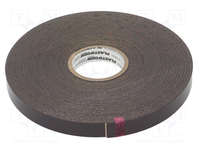 Tape: magnetic; W: 25mm; L: 30m; D: 1.55mm; rubber