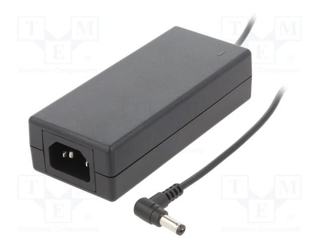 Power supply: switched-mode; 24VDC; Out: 5,5/2,1; desktop