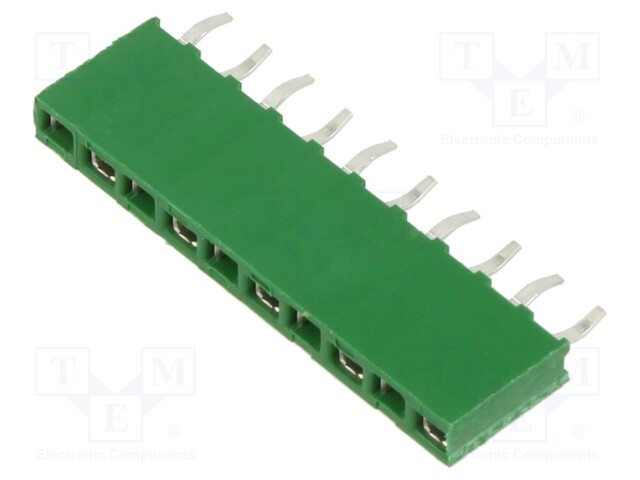 Socket; wire-board; female; HV-100; 2.54mm; PIN: 10; THT; straight