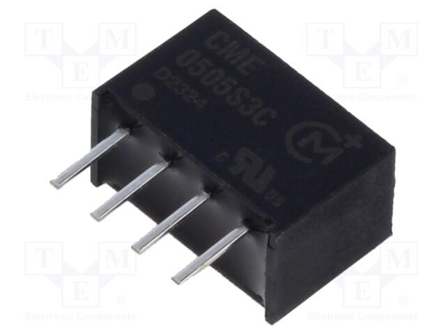 Converter: DC/DC; 0.75W; Uin: 4.5÷5.5V; Uout: 5VDC; Iout: 150mA; SIP