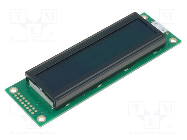 Display: LCD; alphanumeric; FSTN Negative; 20x2; 116x37x13.9mm