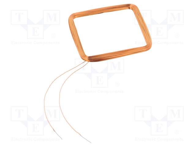 RFID antenna; 125kHz; Body dim: 33x33x1.5mm; 230uH