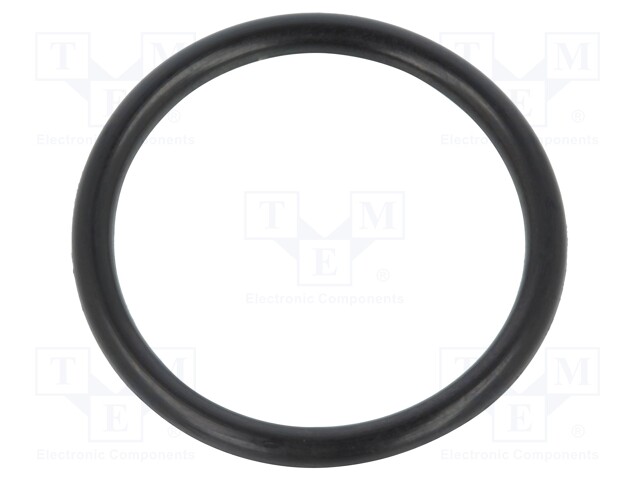 O-ring gasket; NBR; D: 2mm; Øint: 10mm; black; -30÷100°C