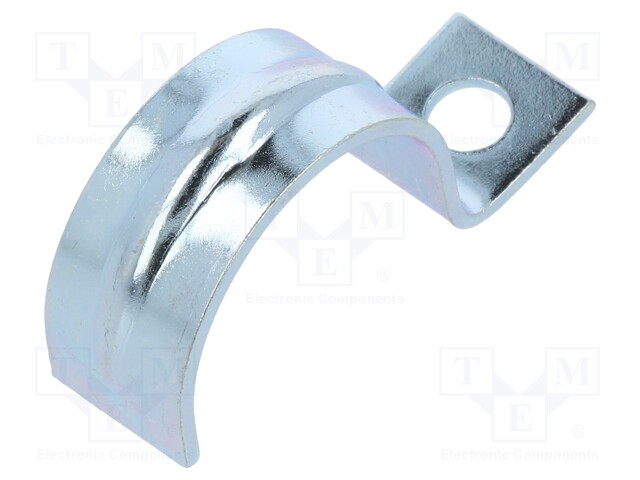 Screw mounted clamp; ØBundle : 28mm; Ømount.hole: 6mm; W: 14mm