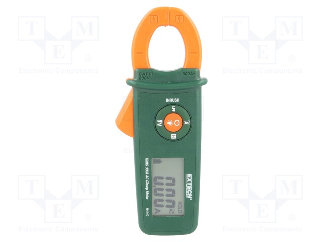 AC/DC digital clamp meter; LCD (6000); I AC: 60/300A; 10mA; 140g