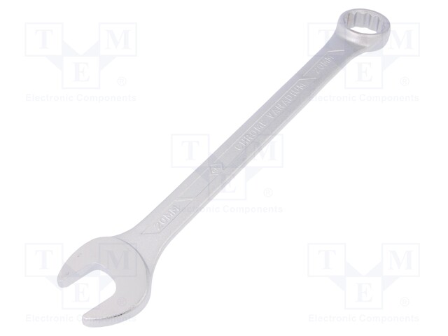 Key; combination spanner; 20mm; Overall len: 240mm; DIN 3113