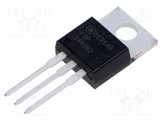 IGBT Single Transistor, 26.9 A, 1.1 V, 166 W, 400 V, TO-220AB, 3 Pins