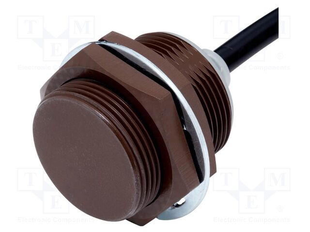 Sensor: inductive; OUT: PNP / NO; 0÷22mm; 10÷30VDC; M30; IP67; brass