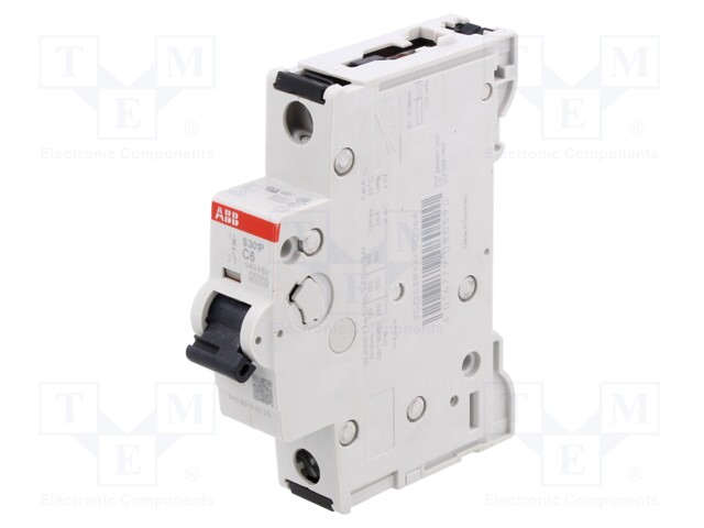 Circuit breaker; 240VAC; Inom: 6A; Poles: 1; for DIN rail mounting