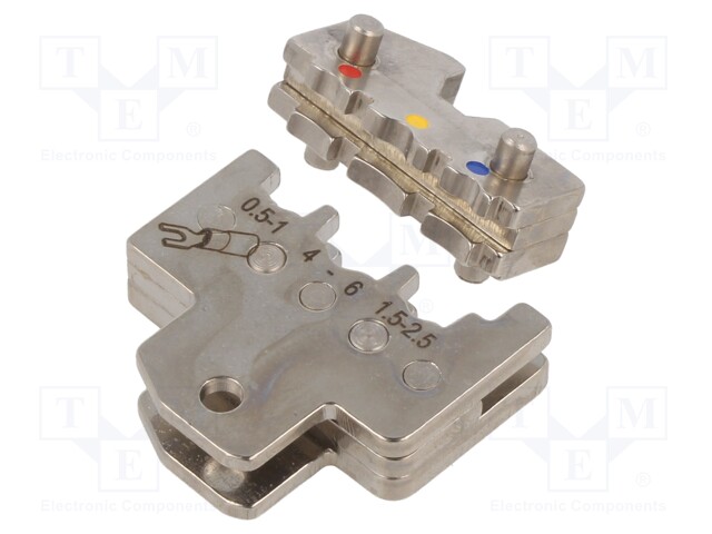 Crimping jaws; insulated connectors; 0.5÷6mm2; BEX-PBO