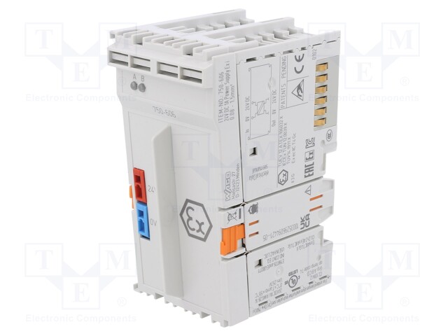 Module: mains; 48x100x70.9mm; IP20; 1A; DIN; 24VDC