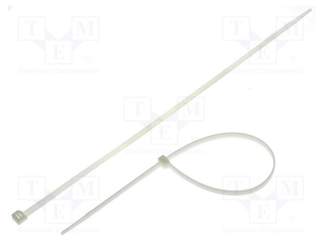 Cable tie; L: 450mm; W: 8mm; polyamide; 784N; natural; Ømax: 133mm