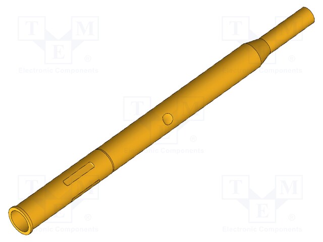 Test probe socket; Contact plating: gold-plated; KS-112; 28mm