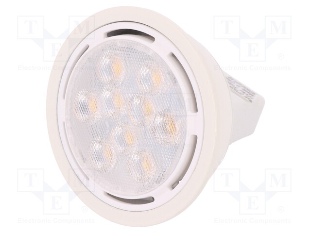 LED lamp; warm white; GU5,3; 12VAC; 621lm; 7.5W; 36°; 2700K